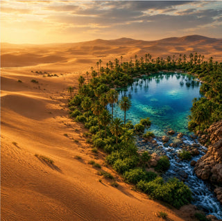 oasis in the desert