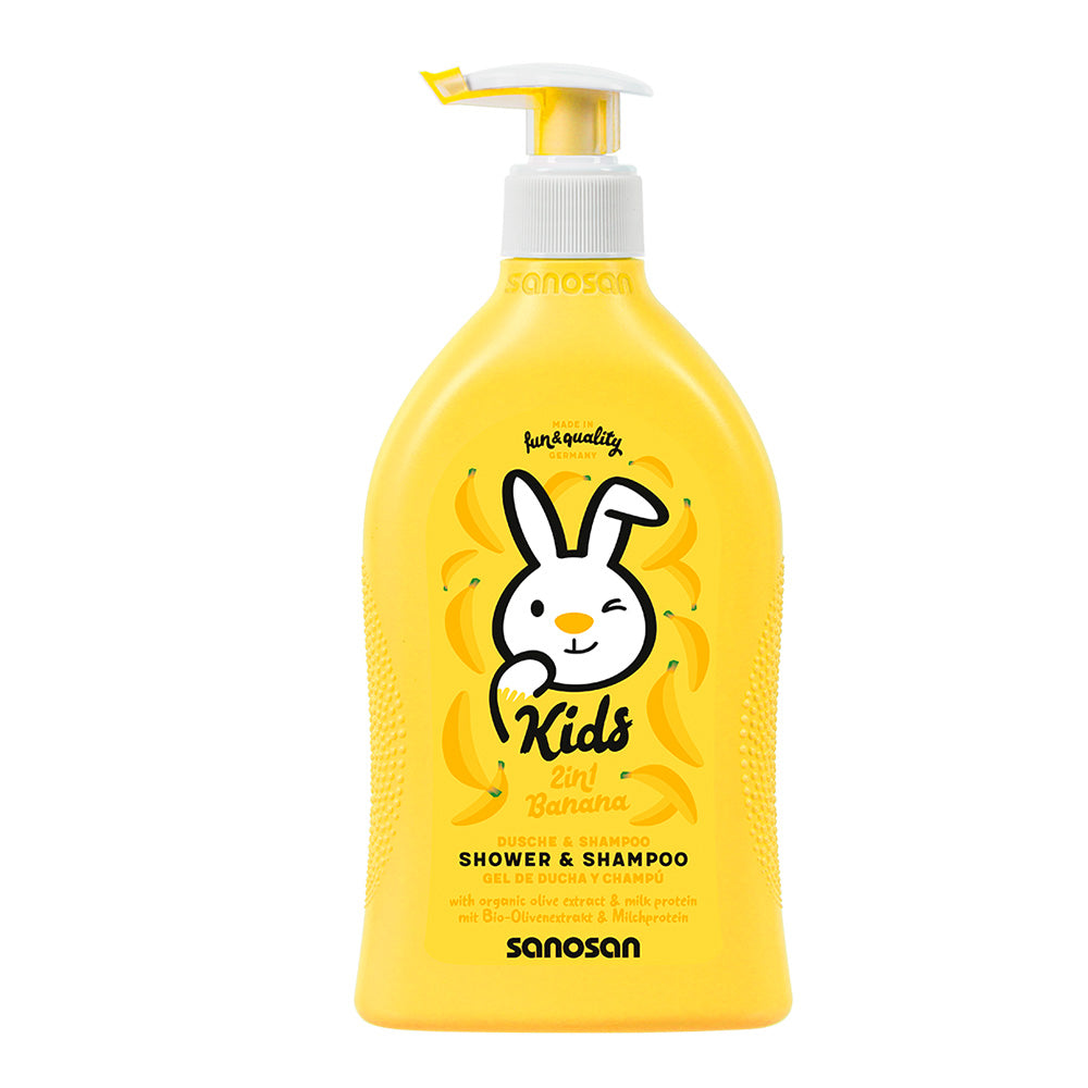 SANOSAN Kids Shower & Shampoo Banana