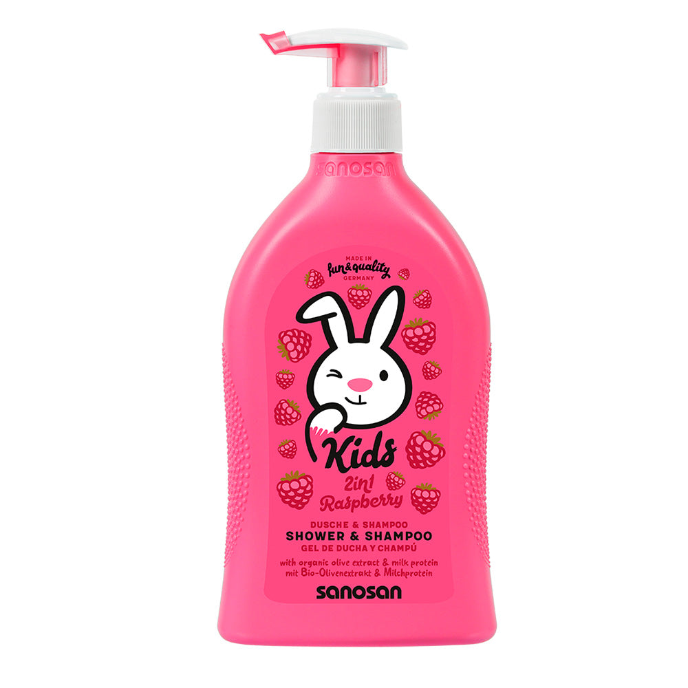 SANOSAN Kids Shower & Shampoo Raspberry