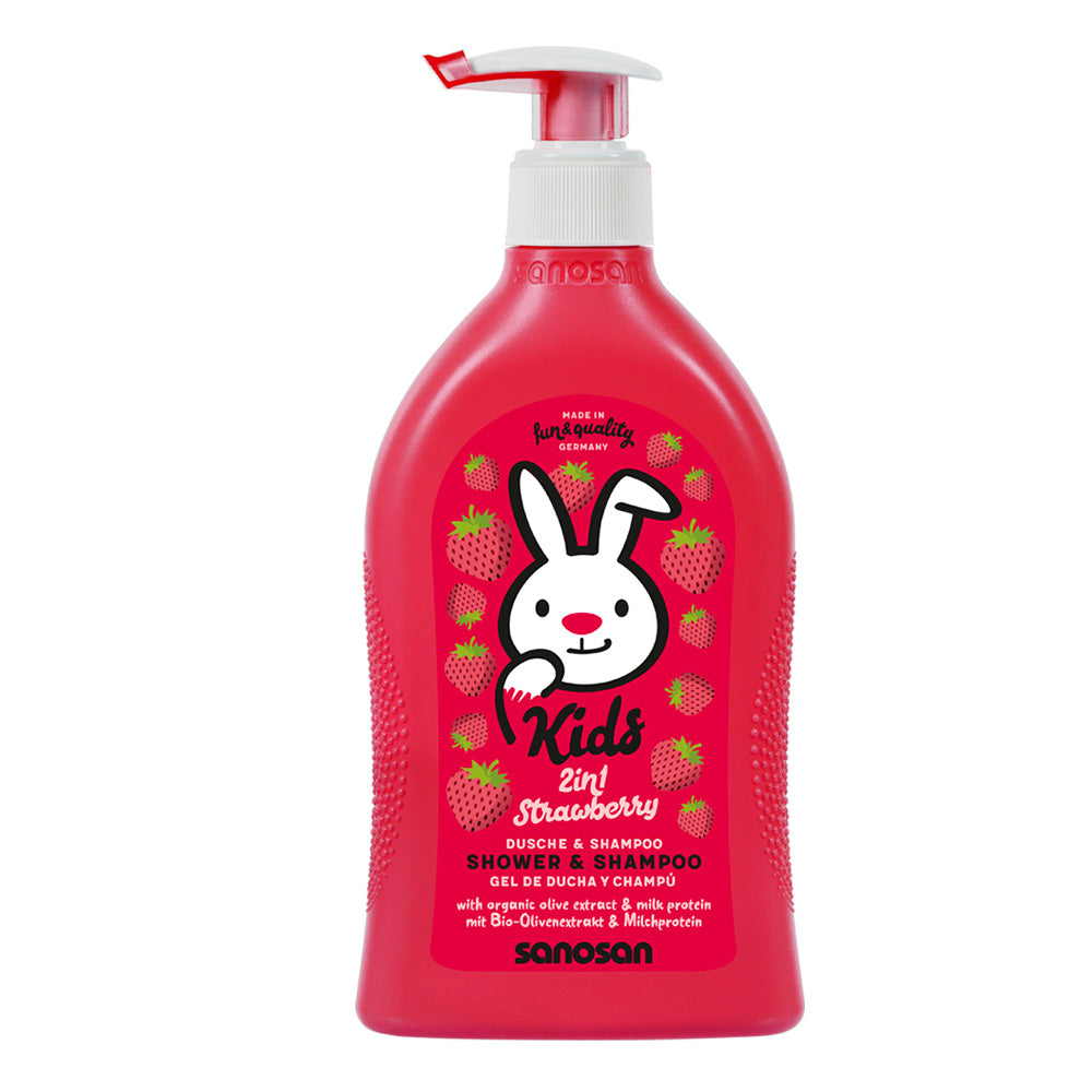 SANOSAN Kids Shower & Shampoo Strawberry