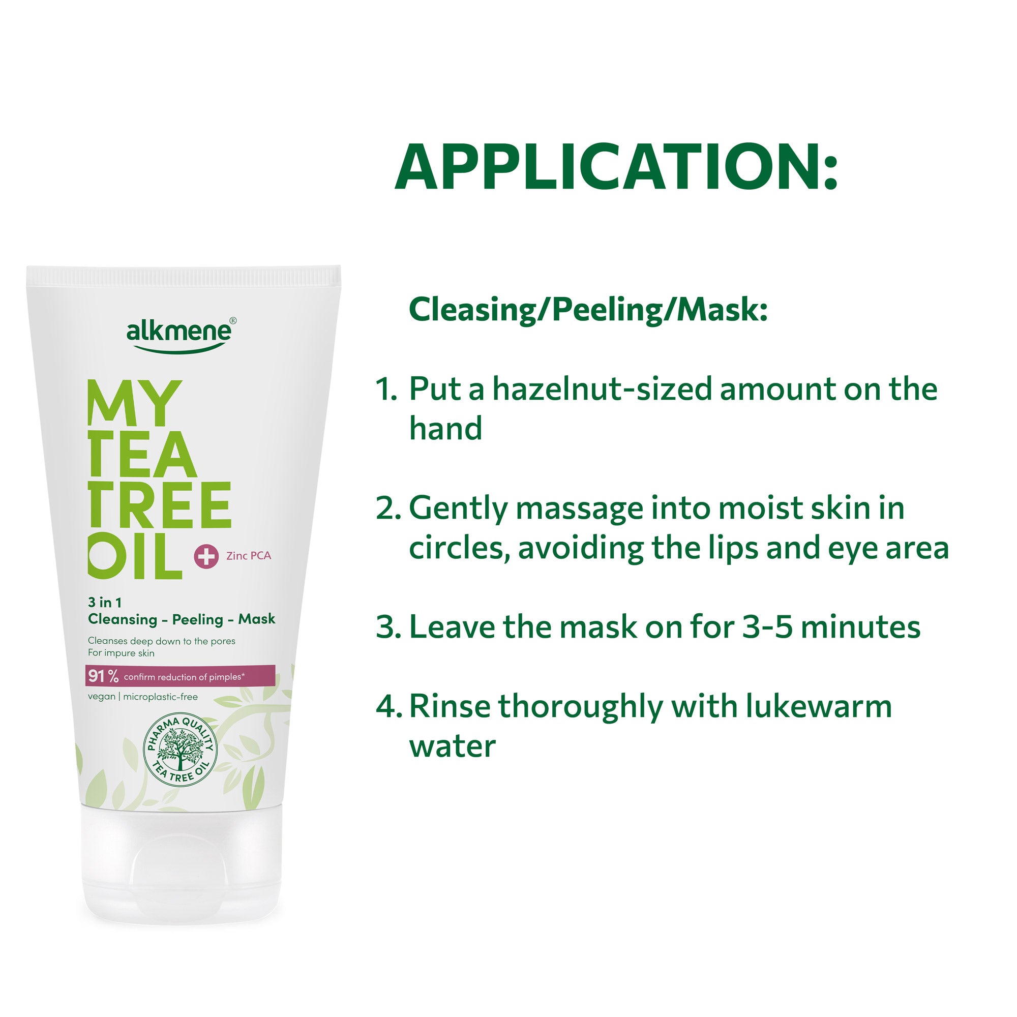 ALKMENE 3 in 1 Cleansing - Peeling - Mask