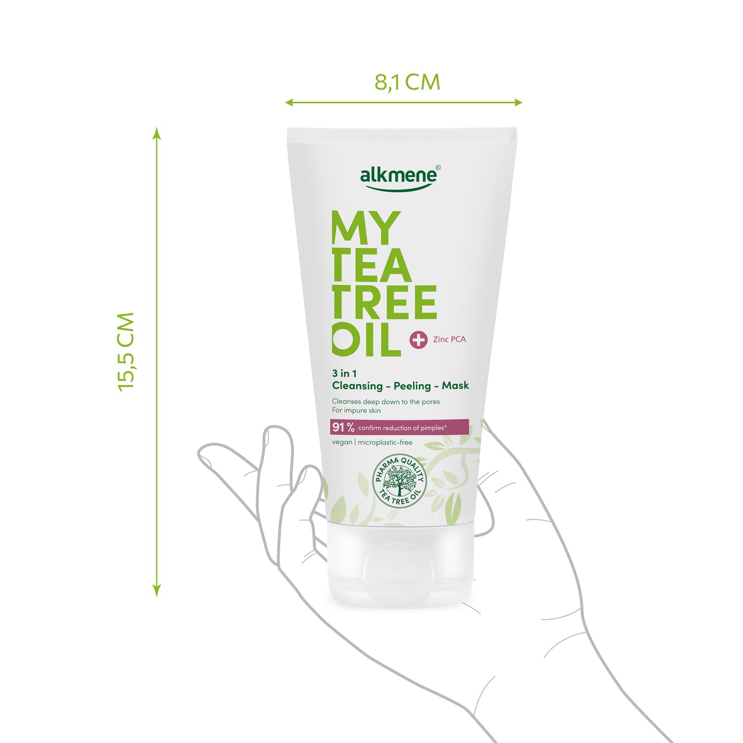 ALKMENE 3 in 1 Cleansing - Peeling - Mask