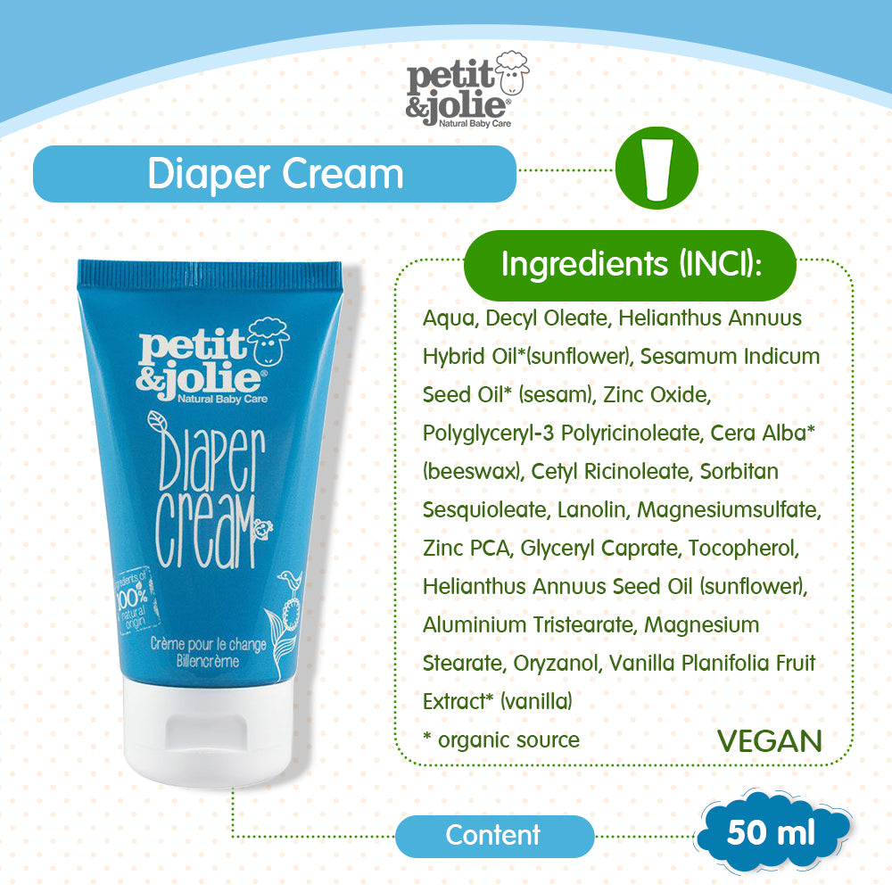 PETIT&JOLIE Baby Diaper Cream