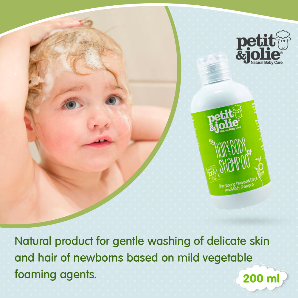 PETIT&JOLIE Baby Hair&Body Shampoo