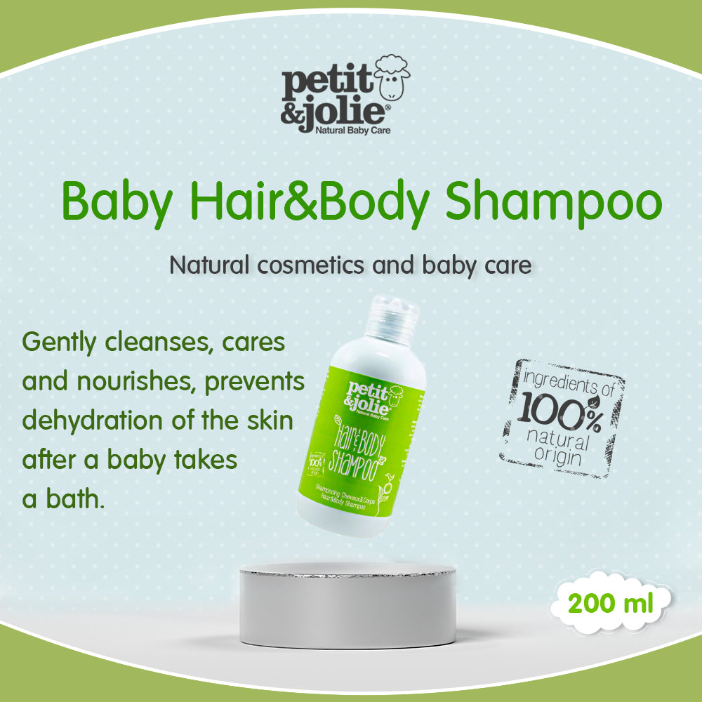 PETIT&JOLIE Baby Hair&Body Shampoo