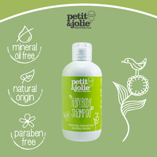 PETIT&JOLIE Baby Hair & Body Shampoo