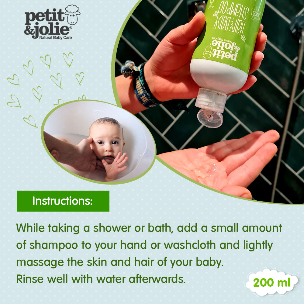 PETIT&JOLIE Baby Hair&Body Shampoo