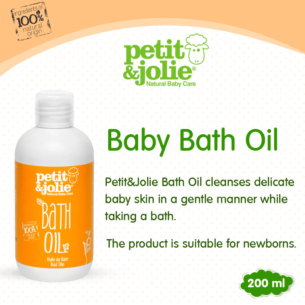 PETIT&JOLIE Baby Bath Oil