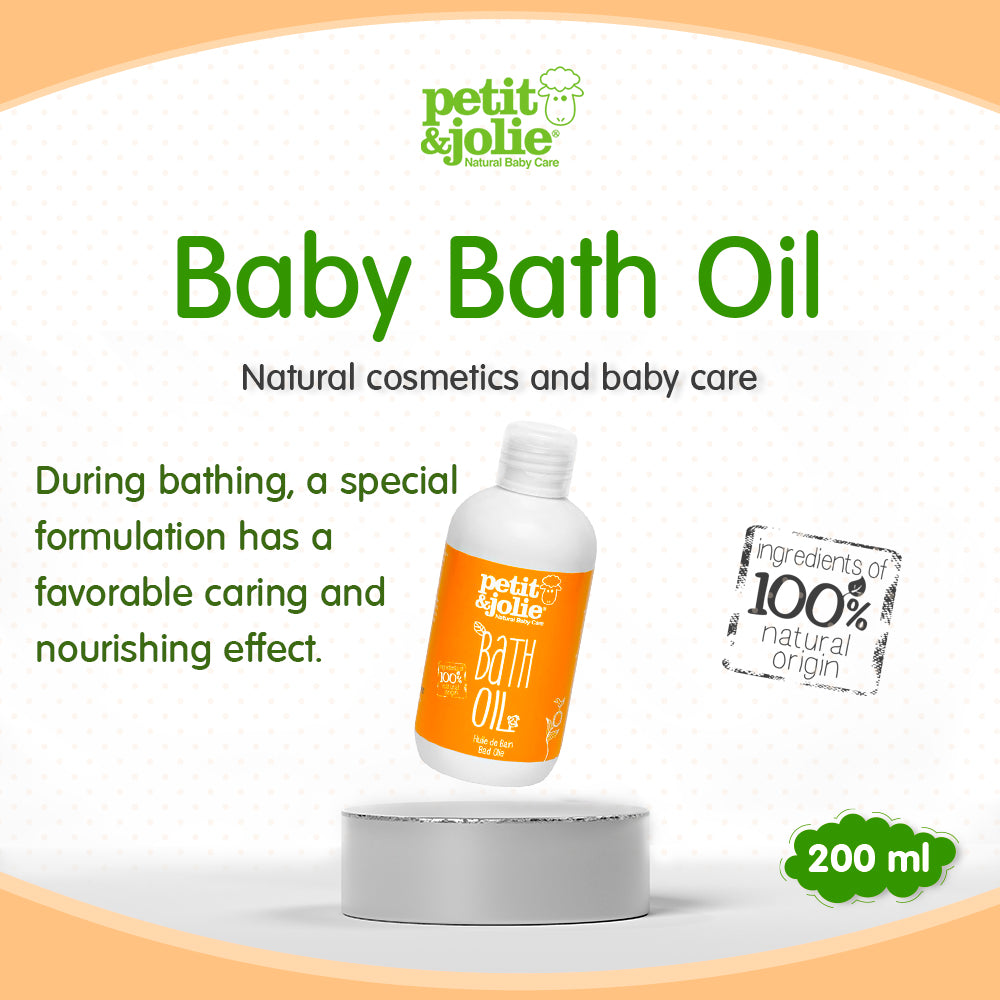 PETIT&JOLIE Baby Bath Oil