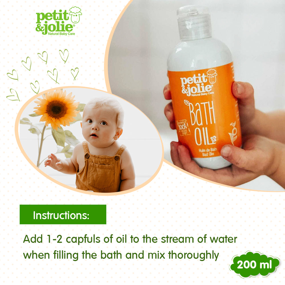 PETIT&JOLIE Baby Bath Oil