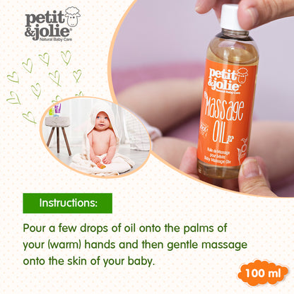 PETIT&JOLIE Baby Massage Oil