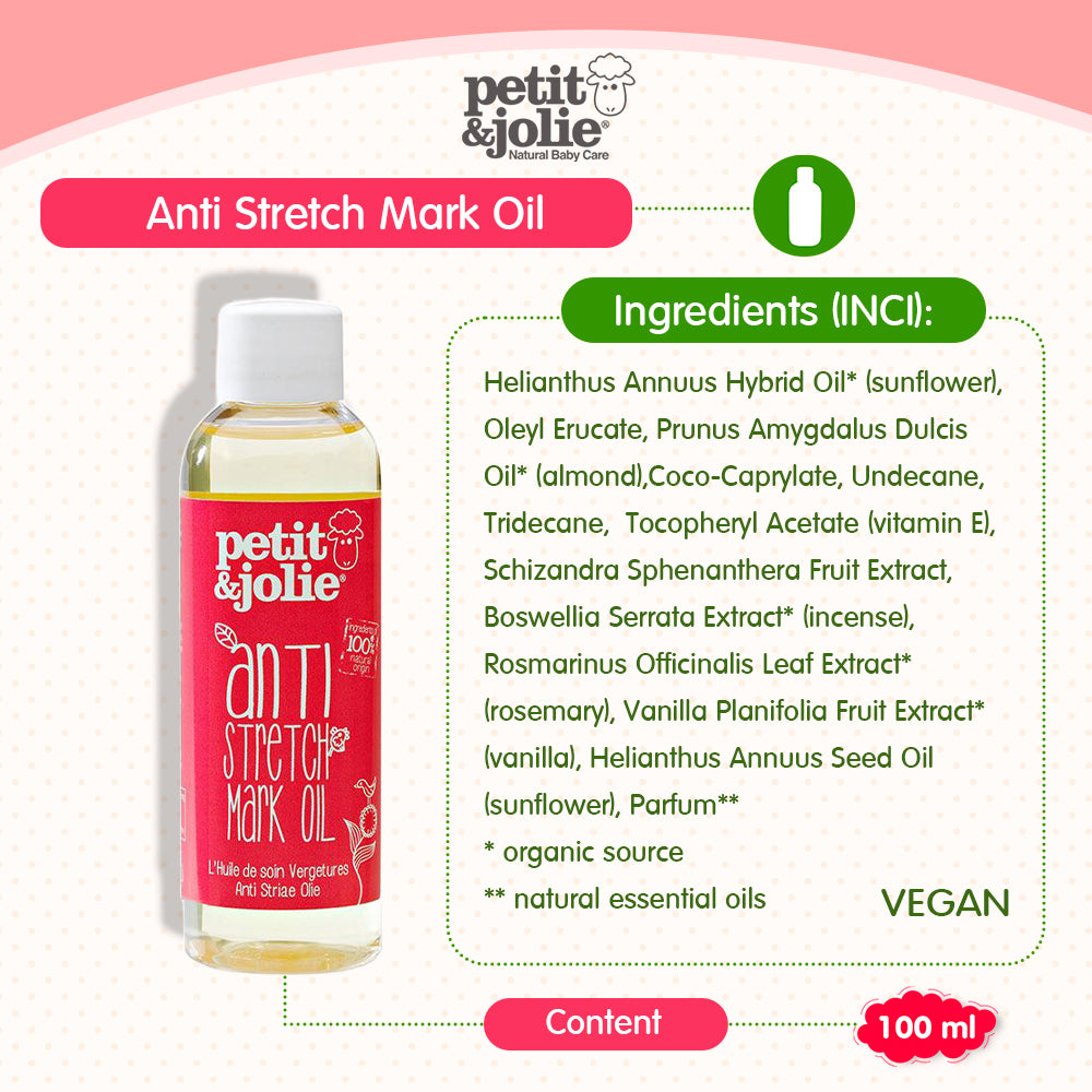 PETIT&JOLIE Anti Stretch Mark Oil