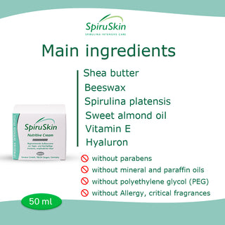 SPIRUSKIN Nutritive Cream 50 ml can