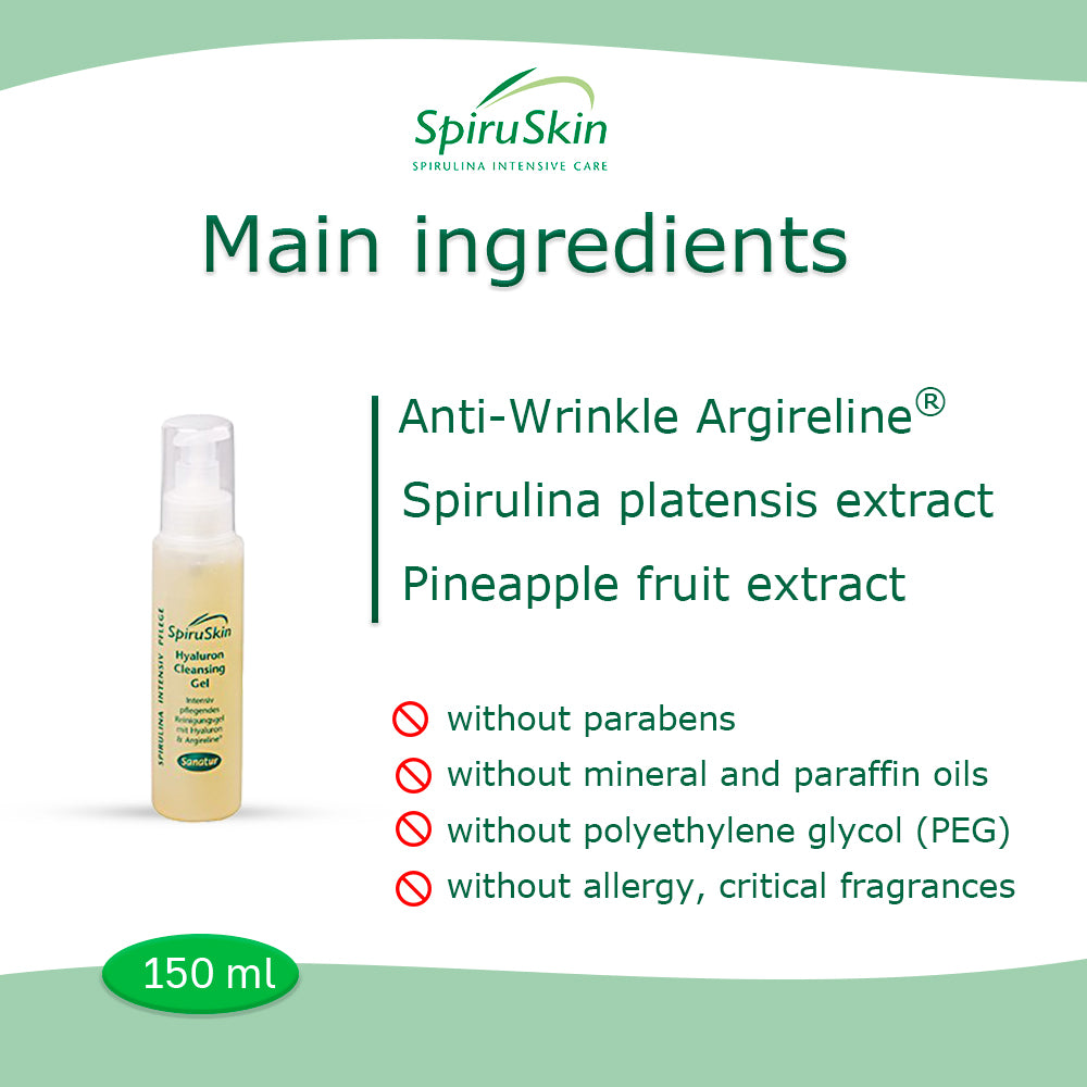 SPIRUSKIN Hyaluron Cleansing Gel