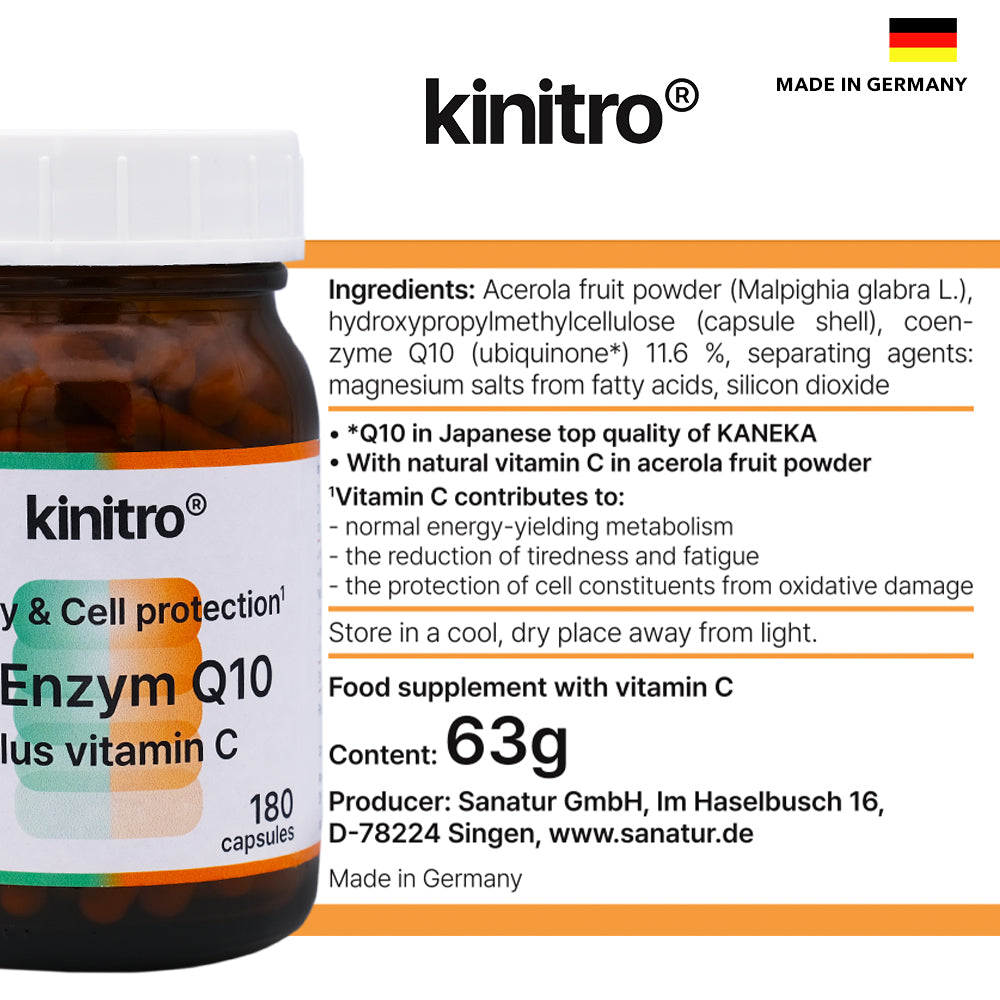 KINITRO Q10 Coenzym + Vitamin C capsules