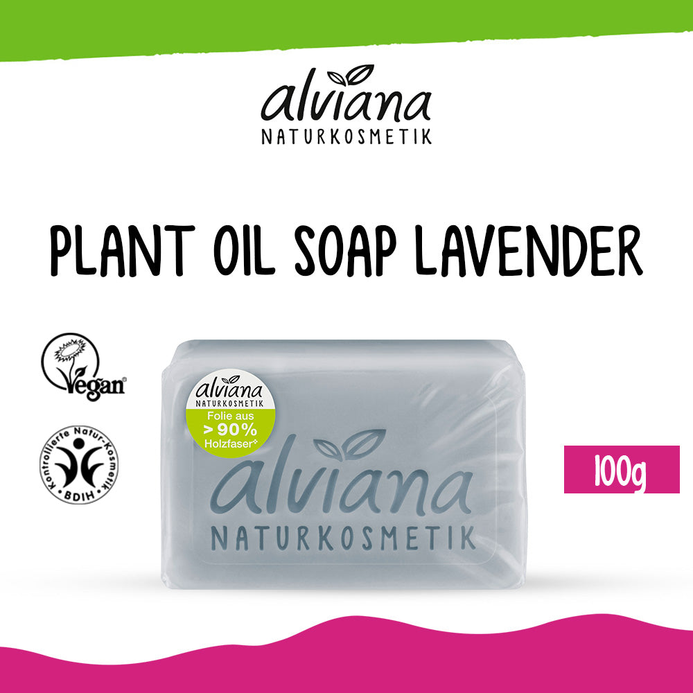 ALVIANA Plant Oil Soap Lavender