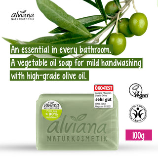 ALVIANA Plant Oil Soap Olive, 100 g
