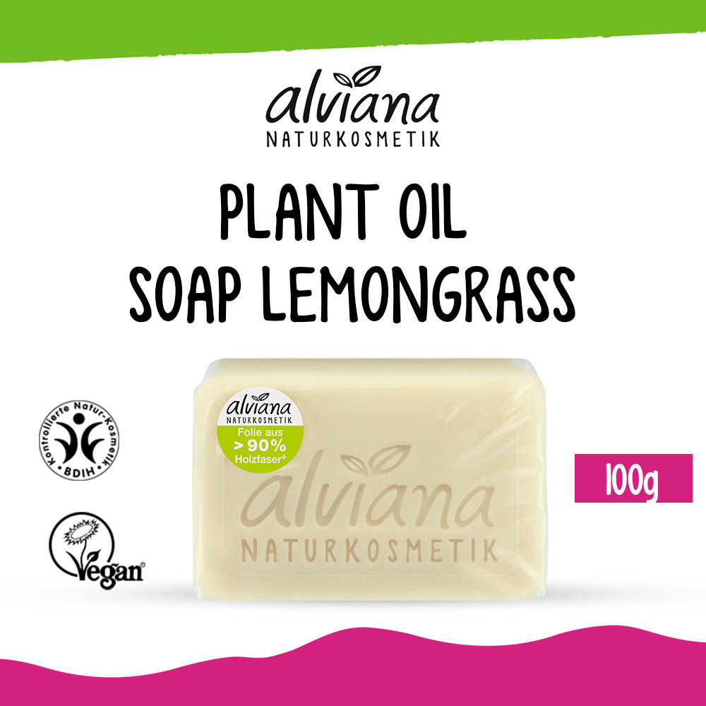 ALVIANA Plant Oil Soap Lemongrass