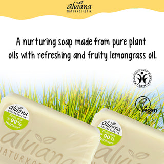 ALVIANA Plant Oil Soap Lemongrass, 100 g