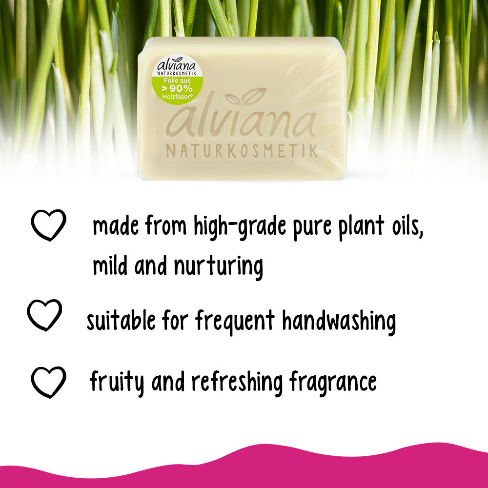 ALVIANA Plant Oil Soap Lemongrass