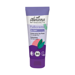 ALVIANA Foot Cream Organic Sage, 75 ml