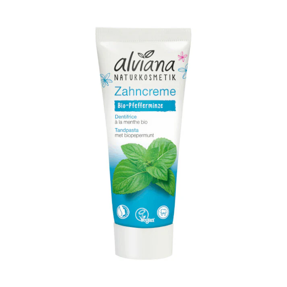 ALVIANA Toothpaste with organic peppermint