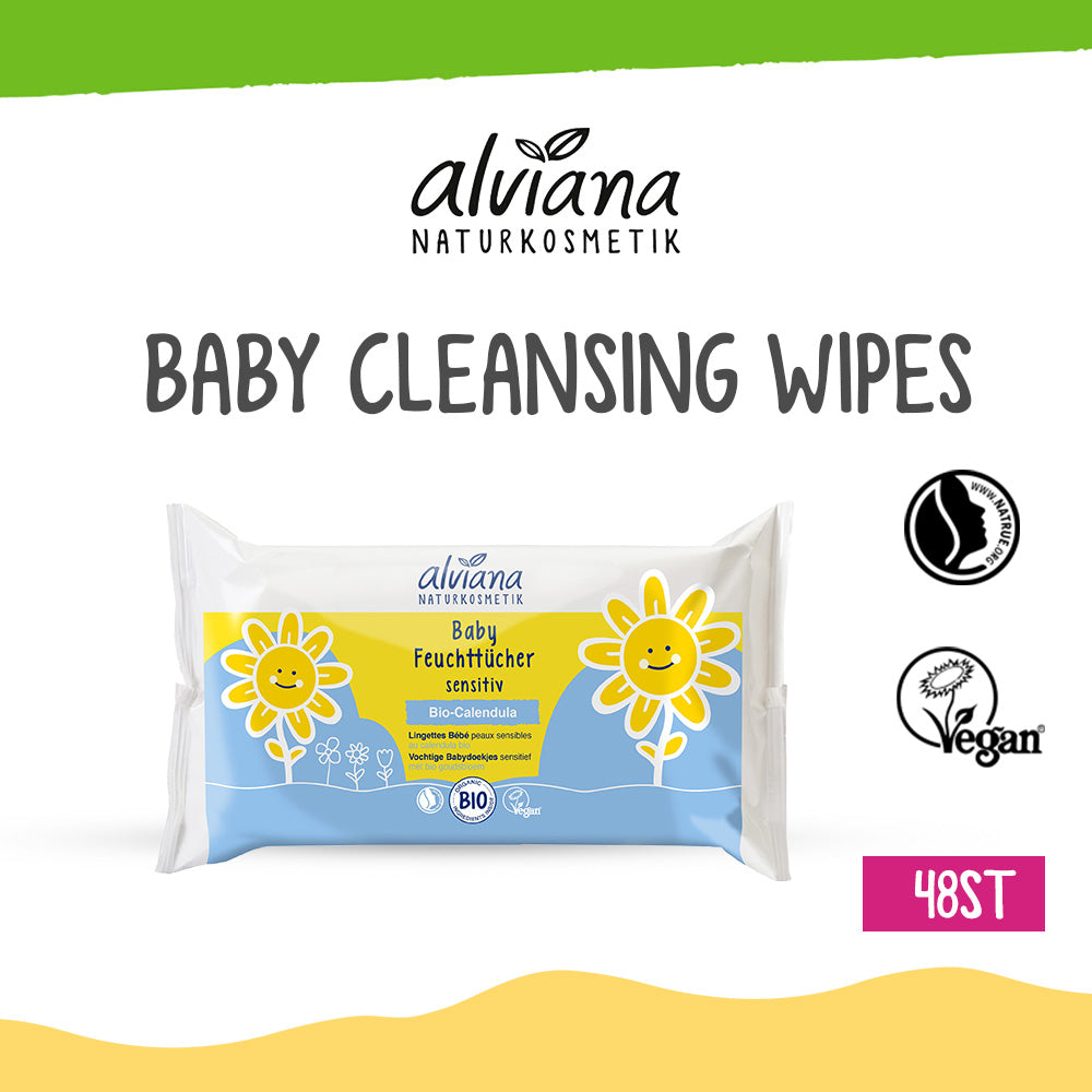 ALVIANA Baby Cleansing Wipes, 48 st