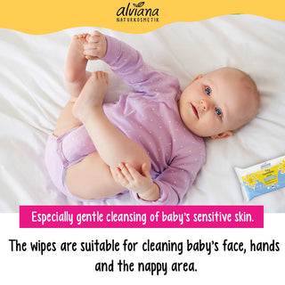 ALVIANA Baby Cleansing Wipes, 48 st