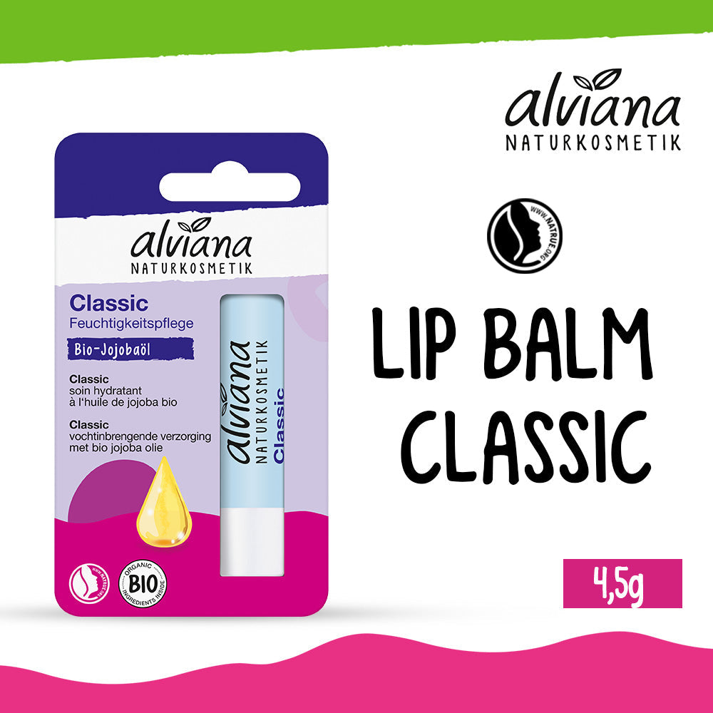 ALVIANA Lip Balm Classic, 4,5 g