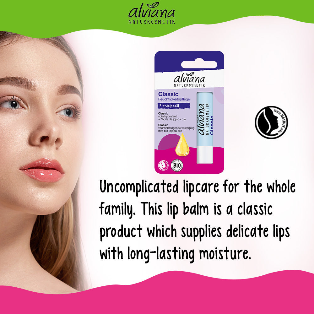 ALVIANA Lip Balm Classic, 4,5 g