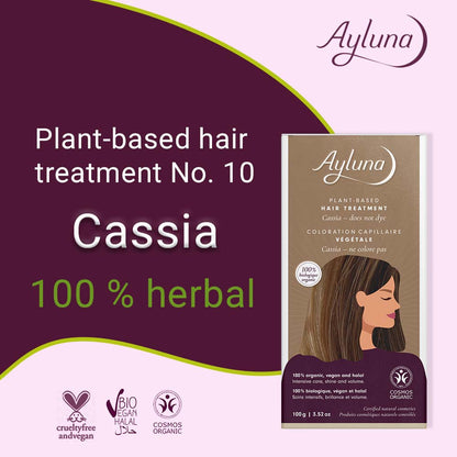 AYLUNA Plant-based hair treatment No. 10. Cassia