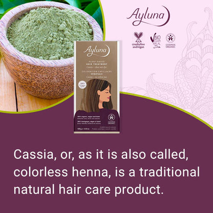 AYLUNA Plant-based hair treatment No. 10. Cassia