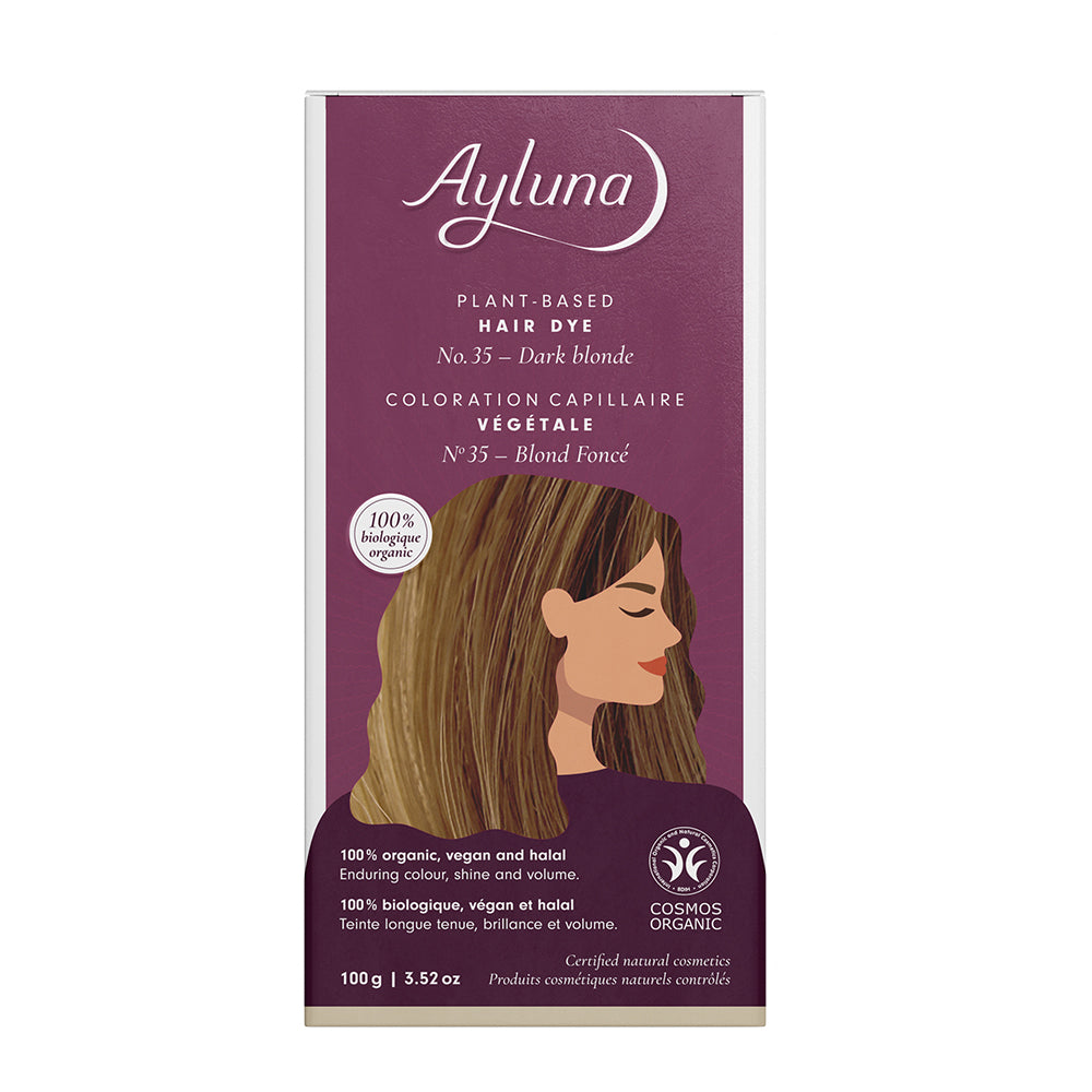 AYLUNA Plant-Based Hair Dye No. 35. Dark Blonde