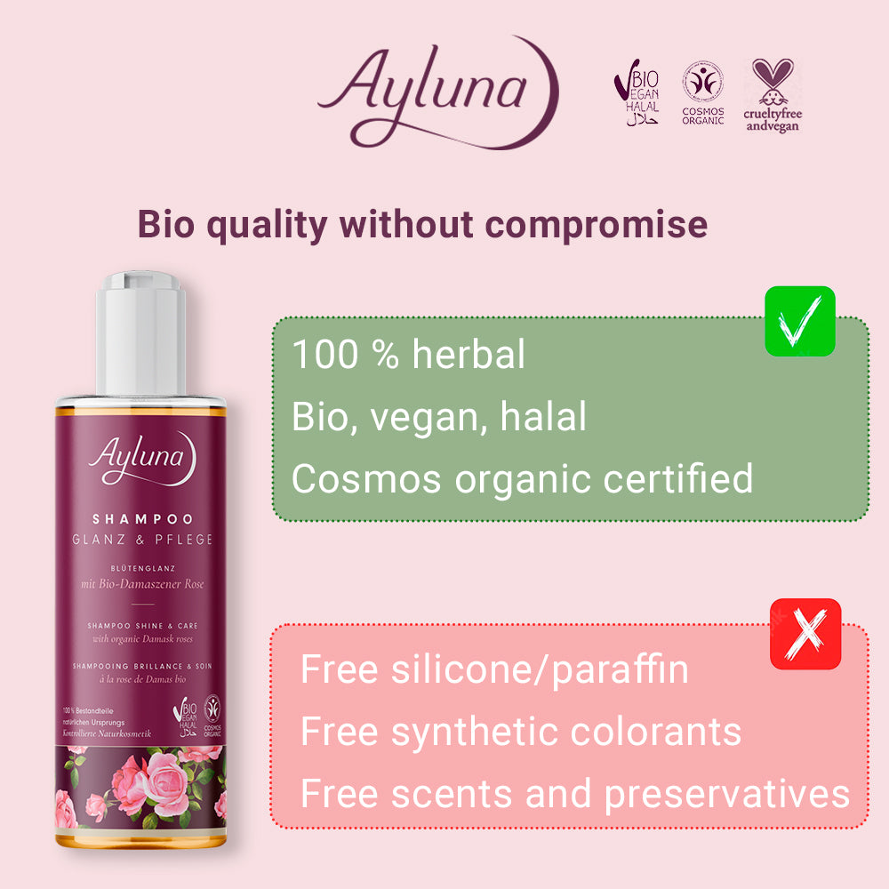 AYLUNA Blossom Shine with organic rose