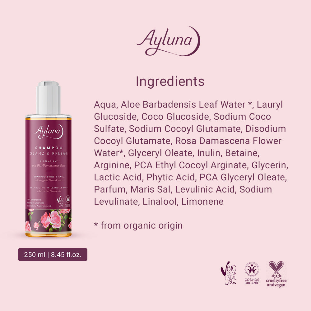 AYLUNA Blossom Shine with organic rose