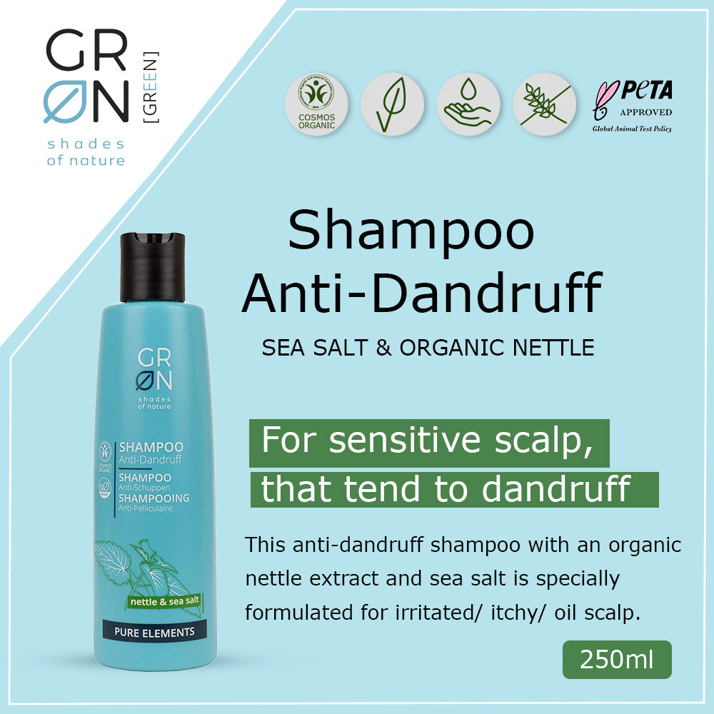 GRN Anti-Dandruff Shampoo Nettle & Sea Salt