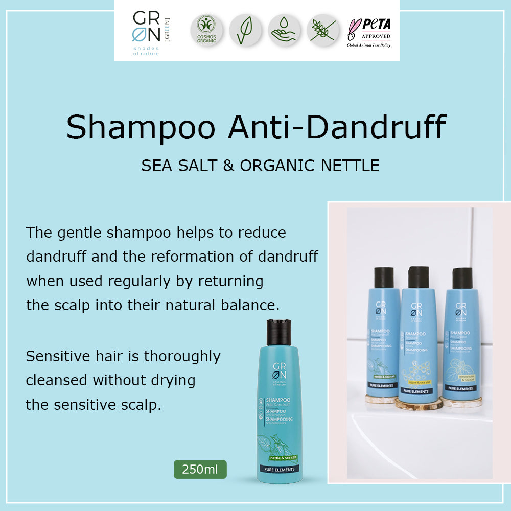 GRN Anti-Dandruff Shampoo Nettle & Sea Salt