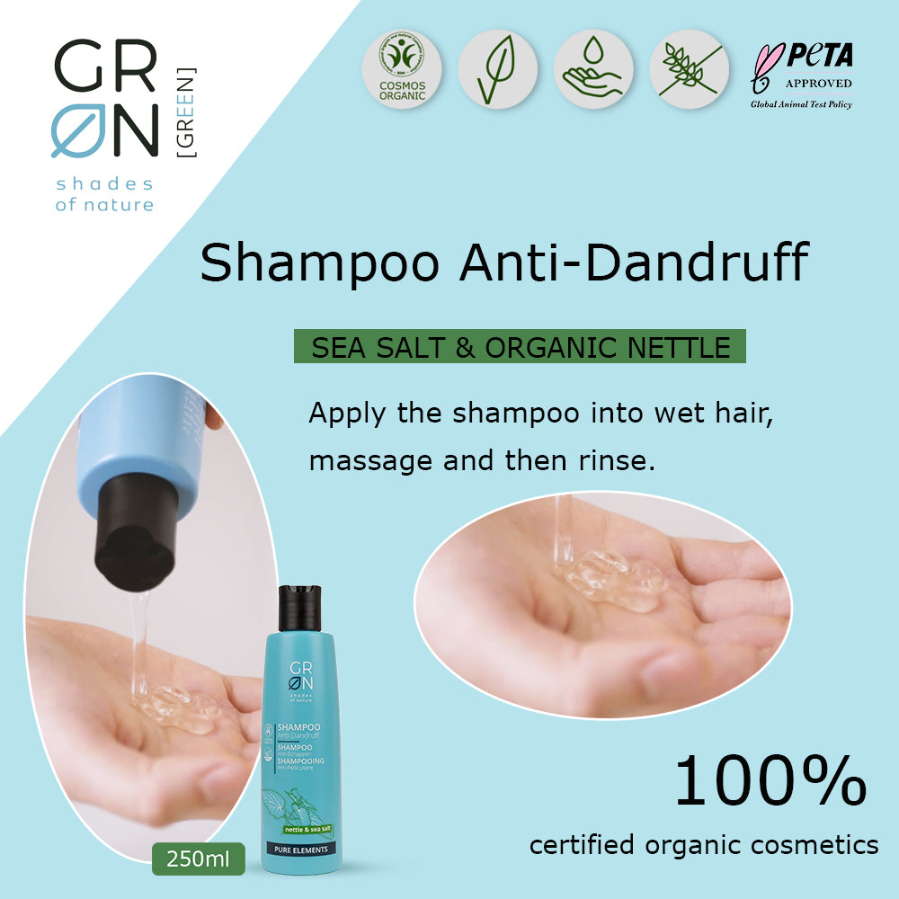 GRN Anti-Dandruff Shampoo Nettle & Sea Salt