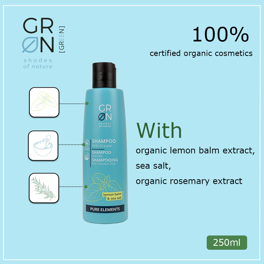 GRN Anti-Grease Shampoo Lemon Balm & Sea Salt