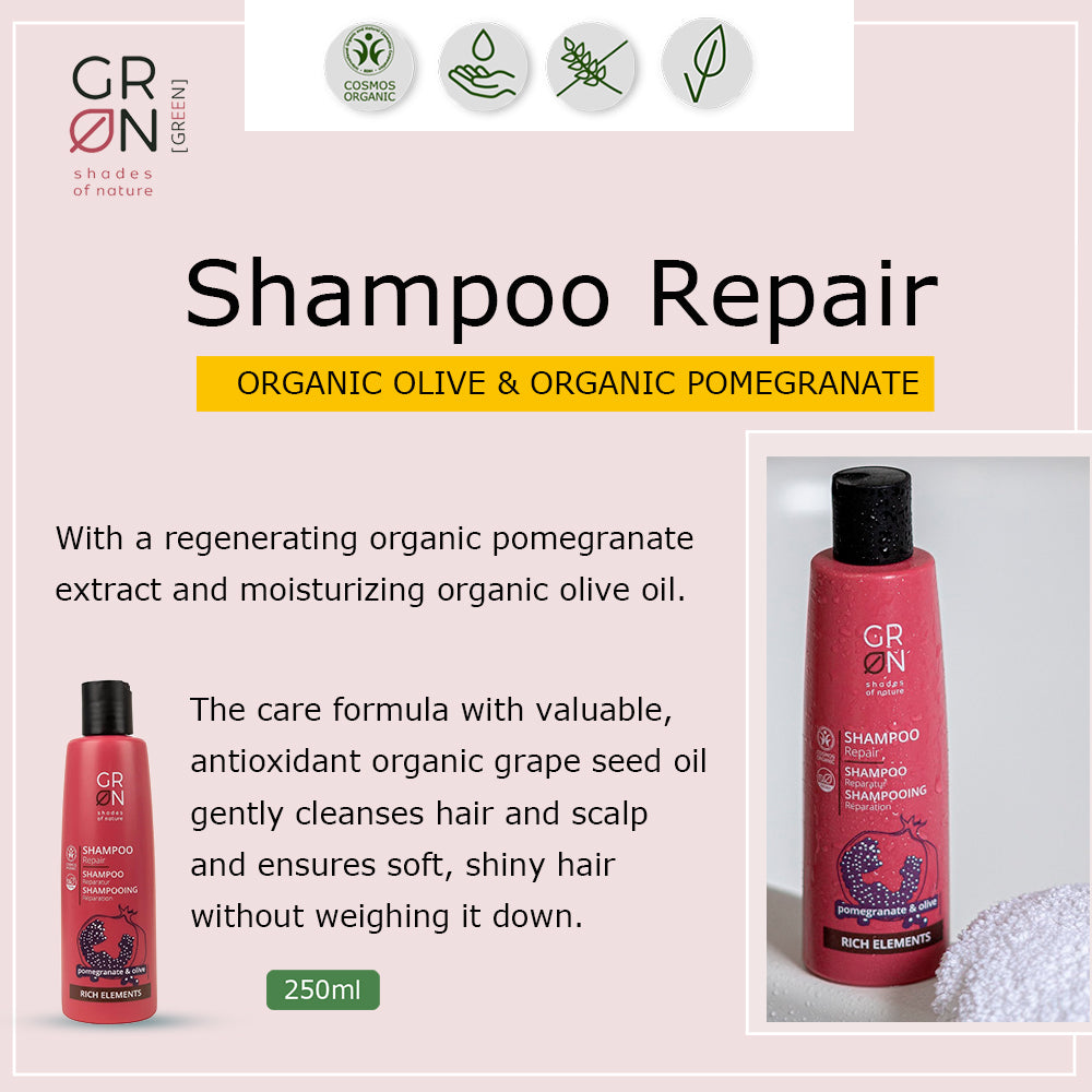 GRN Repair Shampoo Pomegranate & Olive