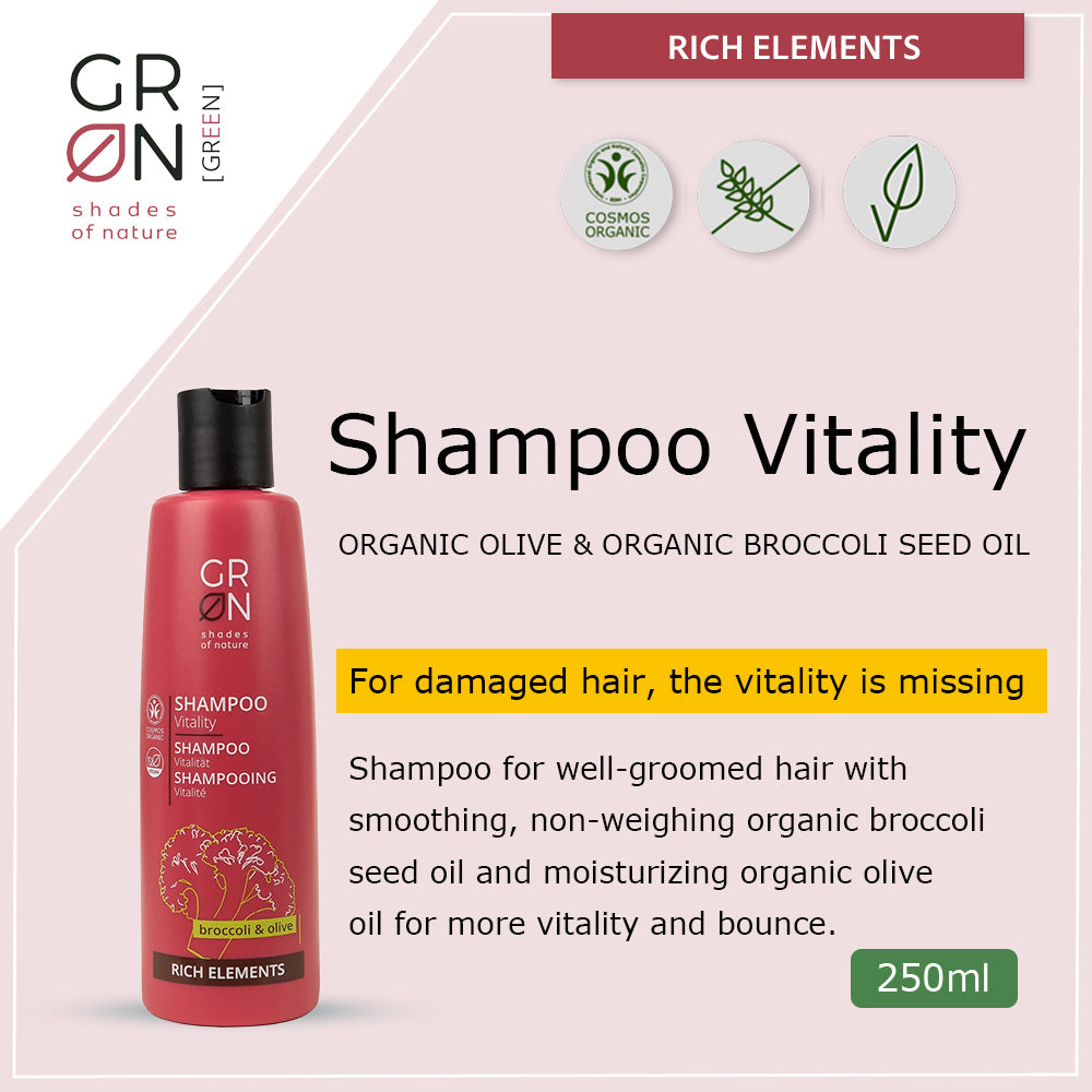 GRN Vitality Shampoo Broccoli & Olive