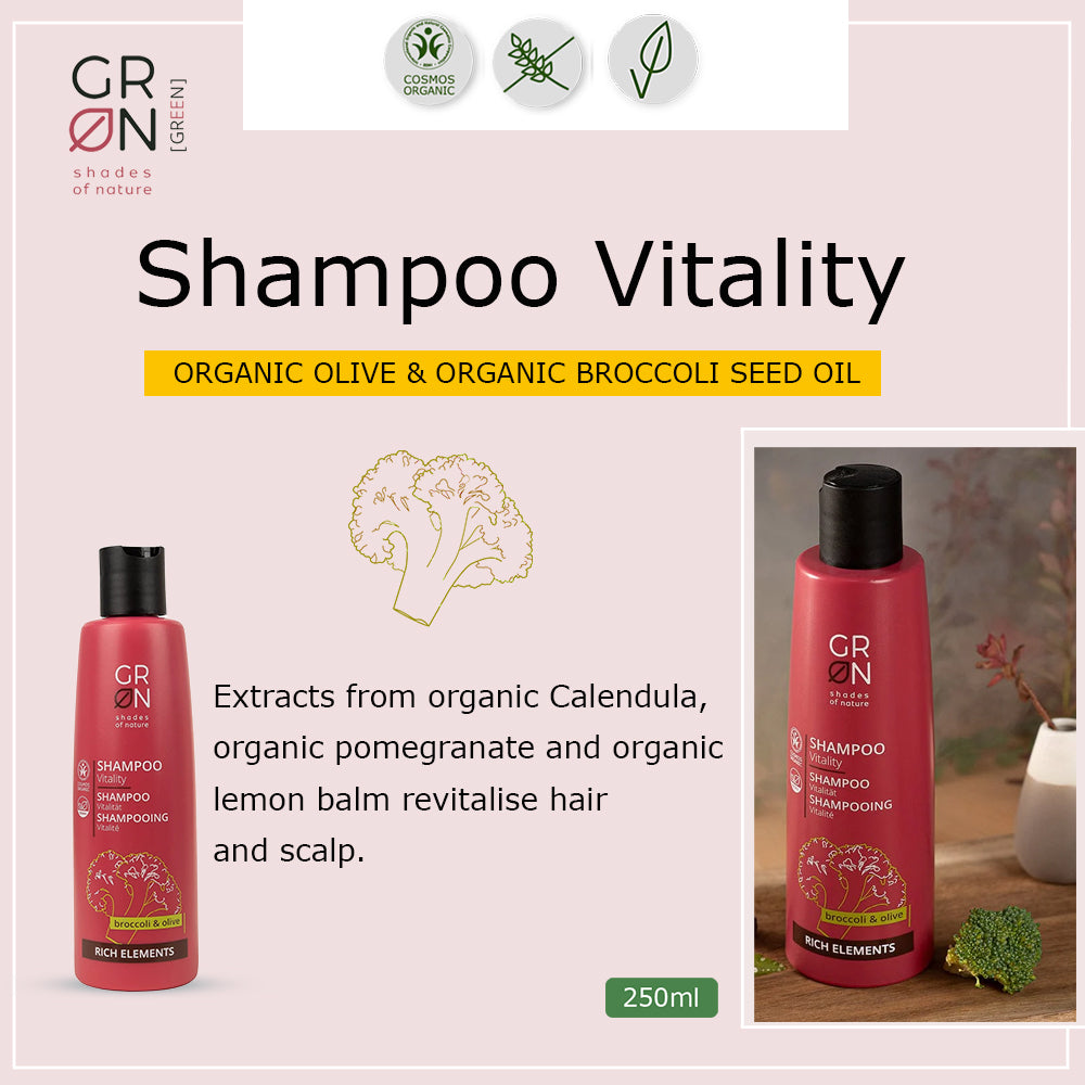 GRN Vitality Shampoo Broccoli & Olive