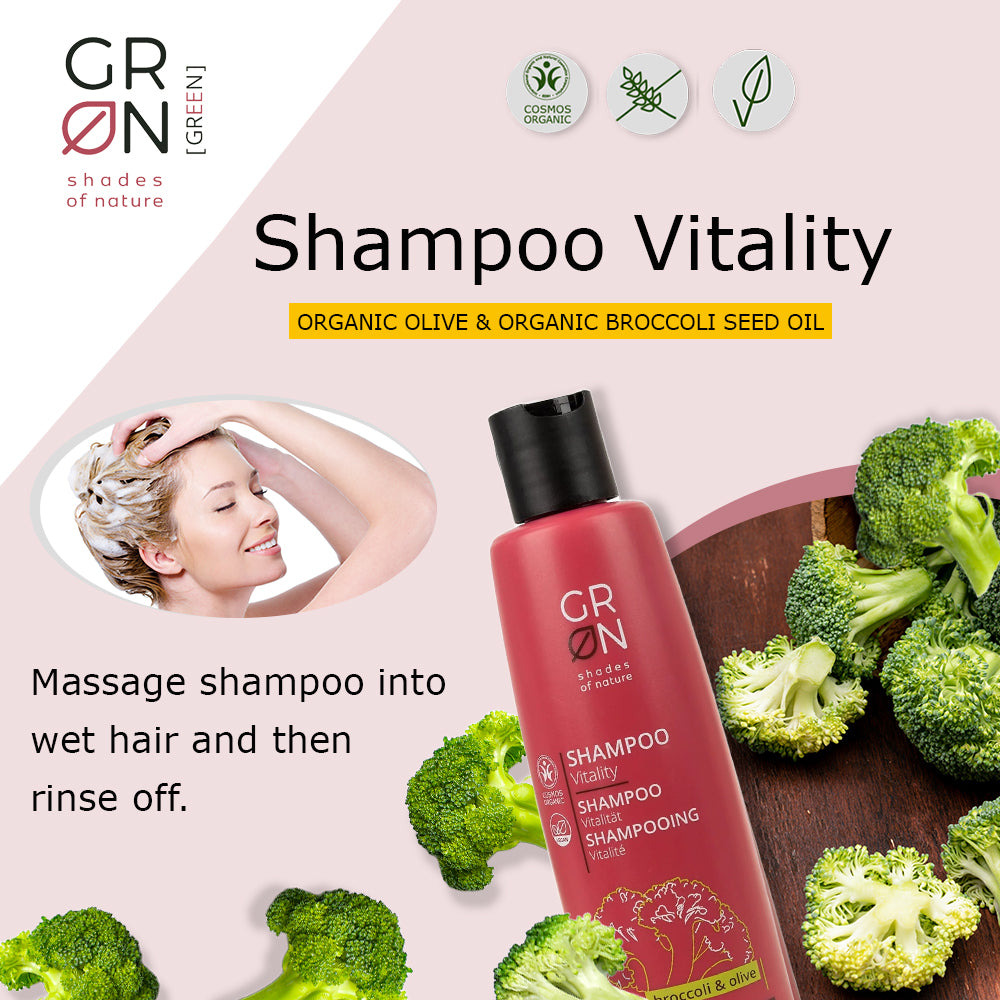 GRN Vitality Shampoo Broccoli & Olive