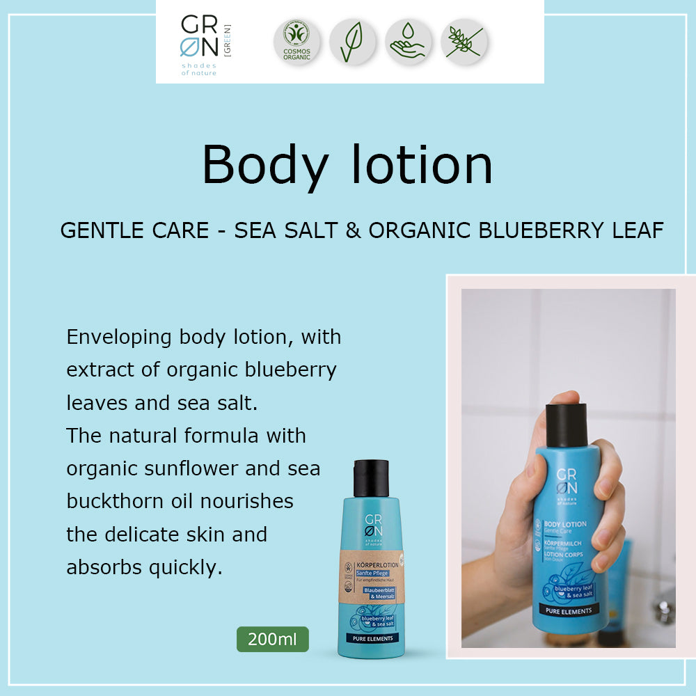 GRN Body Lotion Gentle Care Blueberry Leaf & Sea Salt