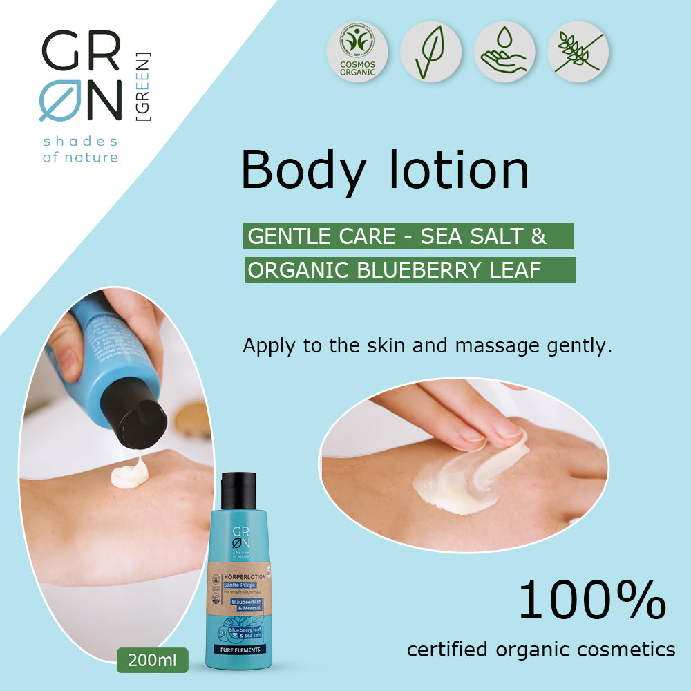 GRN Body Lotion Gentle Care Blueberry Leaf & Sea Salt