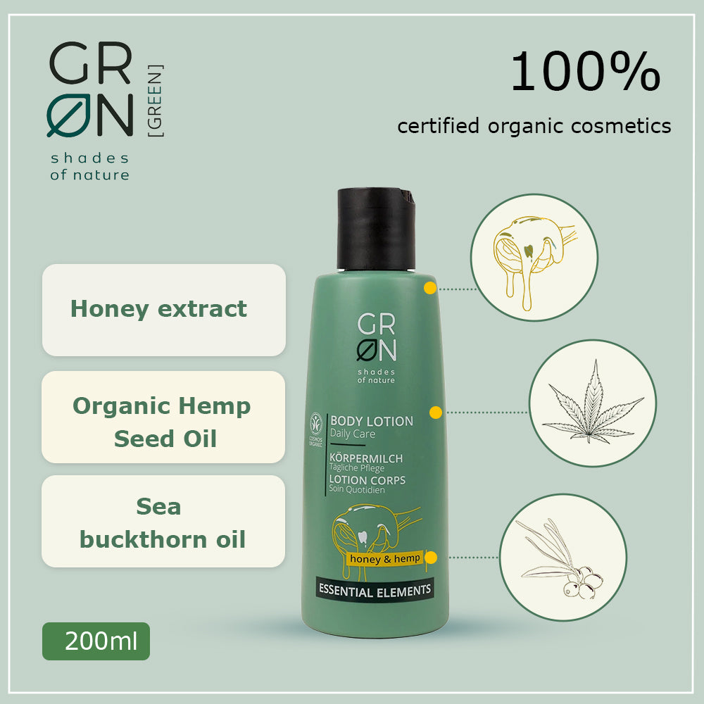 GRN Body Lotion Daily Care Honey & Hemp