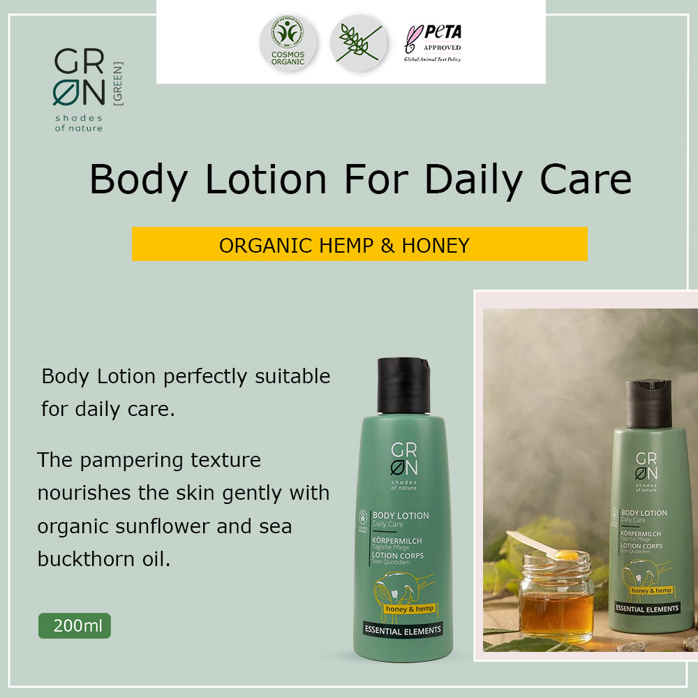 GRN Body Lotion Daily Care Honey & Hemp