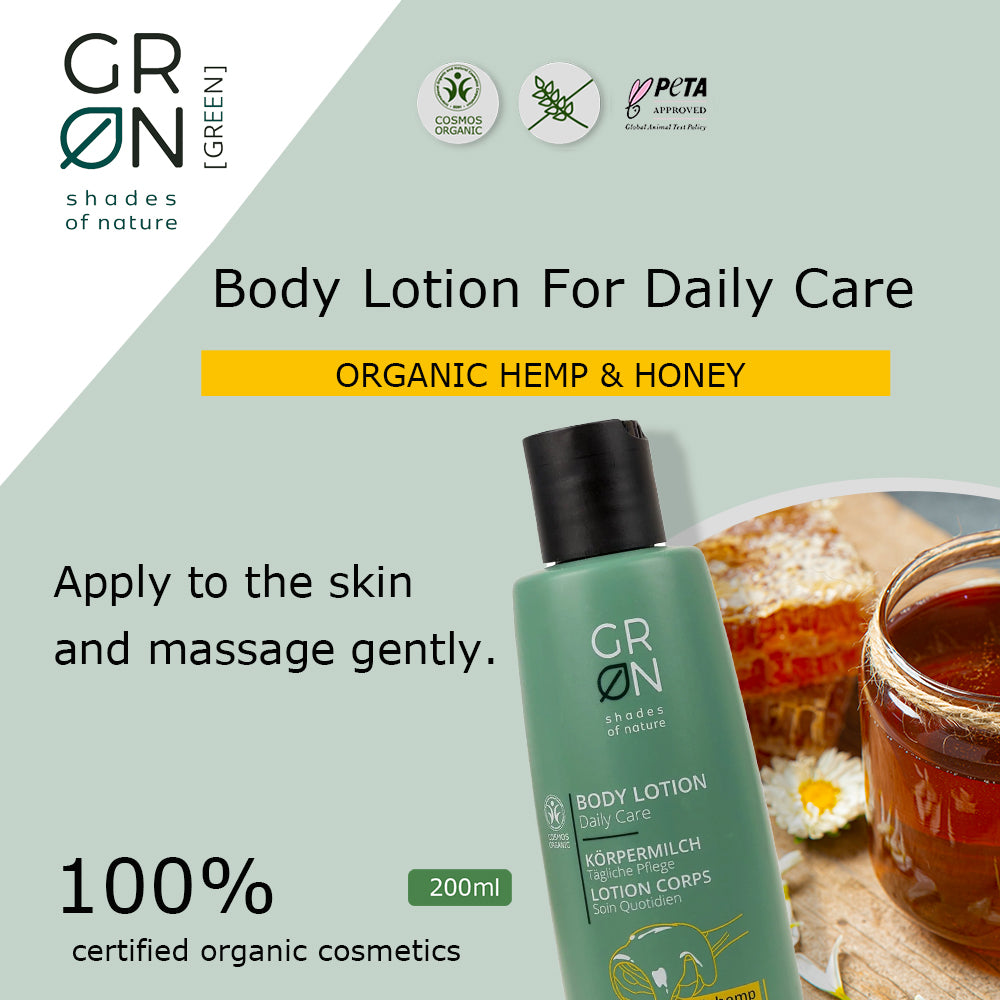 GRN Body Lotion Daily Care Honey & Hemp