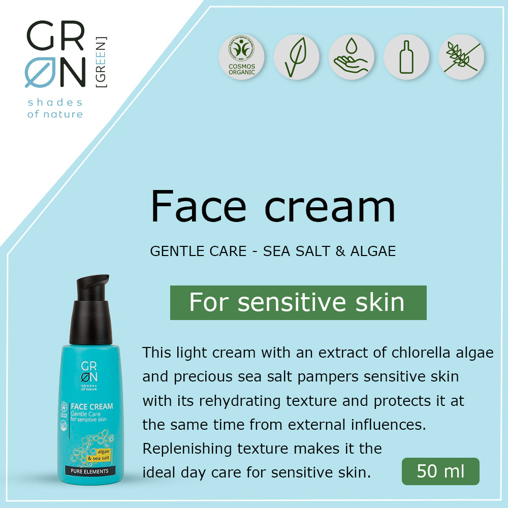 GRN Face Cream Gentle Care Algae & Sea Salt