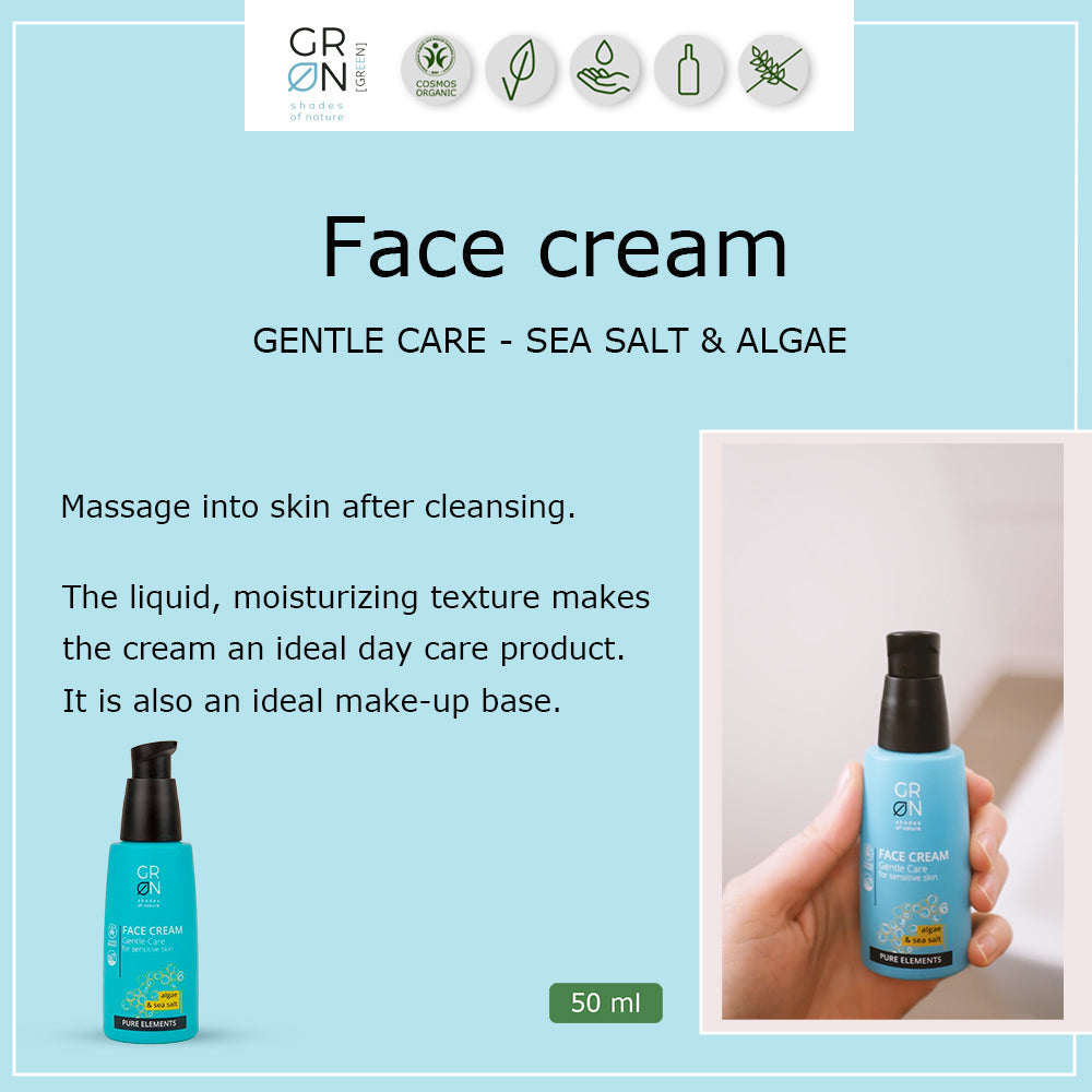 GRN Face Cream Gentle Care Algae & Sea Salt